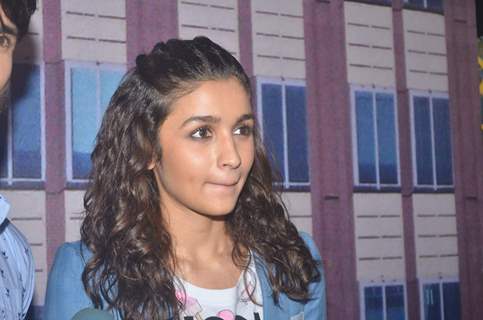 Alia Bhatt was snapped at the Promotions of Shaandaar on 'I Can Do That'