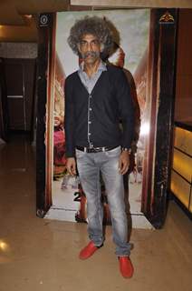 Makarand Deshpande poses for the media at the Premier of Dagdi Chawl