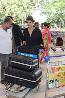 Huma Qureshi snapped at Airport