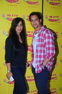 Jimmy Shergill and Mahie Gill for Promotion of Punjabi Film Shareek at Radio Mirchi