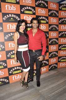 Karanvir Bohra and Teejay Sidhu at Stardust Starmaker Book Unveiling