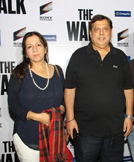 David Dhawan with His Wife at Special Screening of 'The Walk'