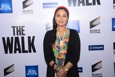 Sharbani Mukherjee at Special Screening of 'The Walk'