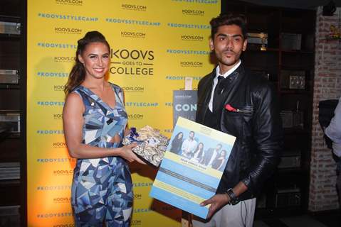 Lauren Gottlieb with Winner of Koovs Goes To College Campaign