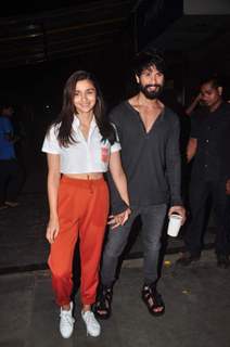 Shahid Kapoor and Alia Bhatt at Song Launch of Shaandaar