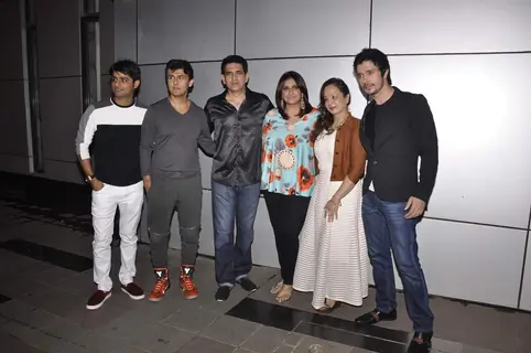 Sonu Nigam, Darshan Kumar and Smita Thackeray at Omung Kumar's Birthday Bash