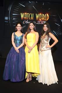 Pallavi Sharda, Yami Gautam and Nimrat kaur at Watch World Awards 2015