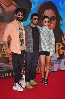 Team poses for the media at the Song Launch of Shaandaar