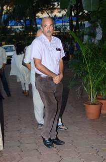 Sooraj Barjatya at Prayer Meet of Ravindra Jain