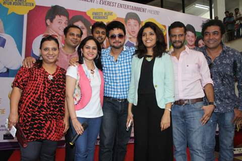 Swapnil Joshi, Mukta Barve and Satish Rajawade at Song Launch of 'Mumbai Pune Mumbai 2'