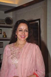 Hema Malini Celebrates Her Birthday with Media