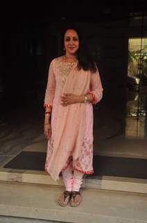 Hema Malini Celebrates Her Birthday with Media