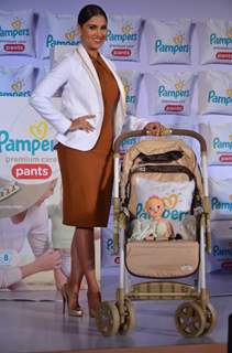 Lara Dutta at Launch of Pampers Baby Diapers