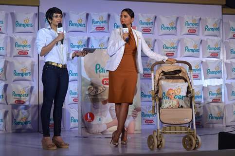 Lara Dutta at Launch of Pampers Baby Diapers Hosted By Mandira Bedi