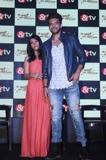 Karan Kundra and Ekta Kapoor at Launch of New Show 'Yeh Kahan Aa Gaye Hum'