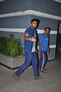 Arjun Kapoor was snapped at Sanjay Kapoor's Birthday Bash