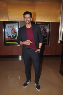Diganth at the Premier of Wedding Pullav