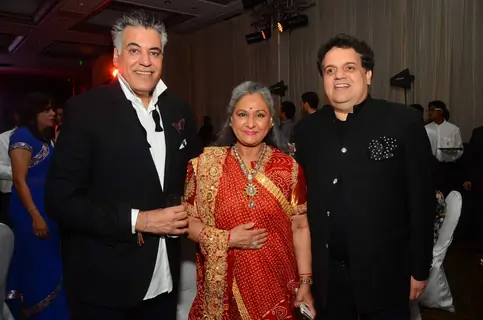 Abu Jani and Sandeep Khosla with Jaya Bachchan at Breakthrough Mission Hazaar Event