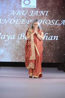 Jaya Bachchan walks the ramp at Breakthrough Mission Hazaar Event