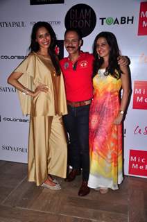 Ujwala Raut, Mickey Mehta and Amy Billimoria at Glam Icon Launch