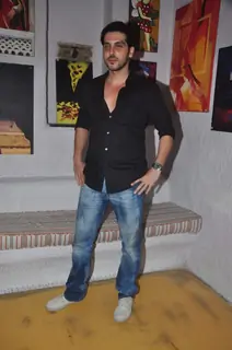 Zayed Khan at Rouble Nagi's Art Exhibition
