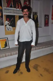 Sushant Singh at Rouble Nagi's Art Exhibition