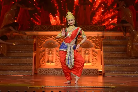 Mouni Roy as Maa Durga in Life OK Dussehra Special Programme - Jeet Jeet Sachchai Kee