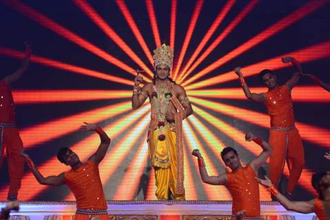 Mrunal Jain as Vishnu at  Life OK Dussehra Special Programme - Jeet Sachchai Kee