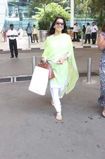 Juhi Chawla Snapped at Airport