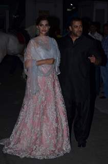 Salman Khan and Sonam Kaapoor at Life OK's Special Shoot - Prem Ki Diwali