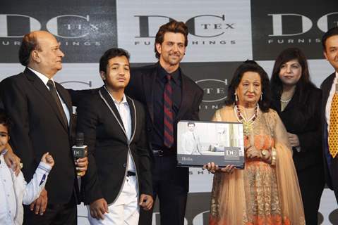 Handsome Hrithik Roshan at DCTex Furnishings Press Meet