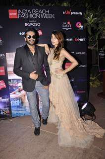 Rocky S and Anusha Dandekar at India Beach Fashion Week Preview