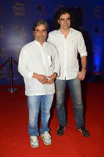 Vishal Bhardwaj and Imtiaz Ali at Screening of Beauty and The Beast