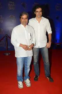 Vishal Bhardwaj and Imtiaz Ali at Screening of Beauty and The Beast