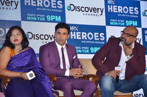 Sangram Singh at Launch of Discovery's New Show 'HRX Heroes'