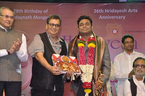 AR Rahman Honoured by Hridayesh Arts