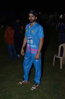 Jay Bhanushali at Mumbai Heroes Corporate Cricket Match