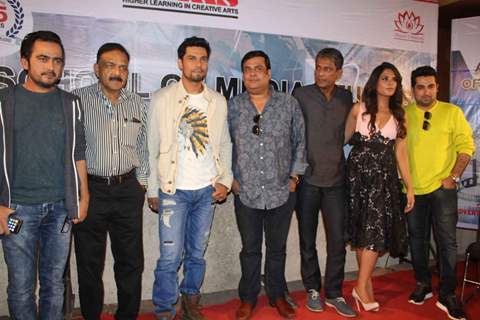 Randeep Hooda, Richa Chadda and Adil Hussain at Promotions of Main Aur Charles