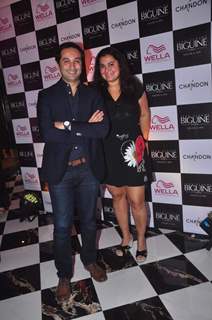 Divya Palat and Aditya Hitkari at Launch JCB Salon's  'Art of Color'