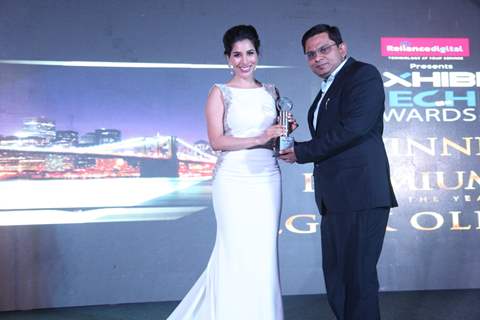 Sophie Choudry at Exhibit Tech Awards 2015