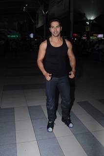 Varun Dhawan was snapped at Airport