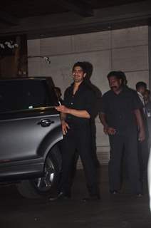 Ayan Mukerji poses for the media at Nita Ambani's Birthday Bash