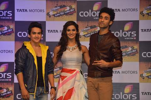 Faisal Khan, Mukti Mohan and Raghav Juyal at the Launch of Khatron Ke Khiladi 7