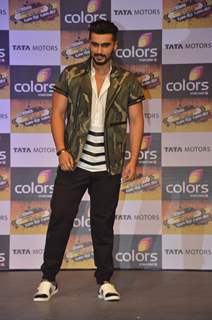 Arjun Kapoor poses for the media at the Launch of Khatron Ke Khiladi 7