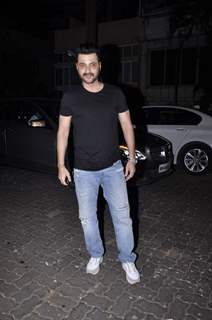 Sanjay Kapoor poses for the media at Karva Chauth Celebrations at Anil Kapoor's Residence