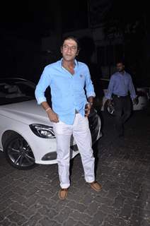 Chunky Pandey was snapped at Karva Chauth Celebrations at Anil Kapoor's Residence