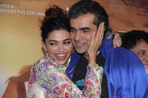 Deepika Padukone and Imtiaz Ali at Music Launch of Tamasha