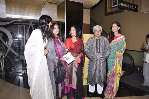 Javed Akhtar and Shabana Azmi at Special Screening Angry Indian Goddesses at MAMI