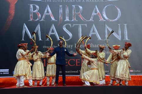 Ranveer Singh at Poster Launch of Bajirao Mastani