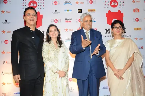 Vidhu Vinod Chopra and Kiran Rao at Closing Ceremony of MAMI